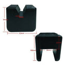 Square Car Universal Slotted Frame Rail Floor Jack Guard Adapter Lift Rubber Pad