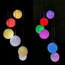 Wind Chimes Outdoor,Solar Color Changing Led Light Lamp Six Balls Mobile Ro