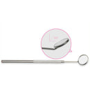 3 Pieces Eyelash Extension Mirror Detachable Mini Mirrors Stainless Steel Beauty