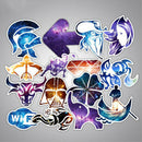 50 pcs Mix Anime Cartoon Stickers Skateboard Graffiti Laptop Luggage Car Decals