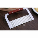 Crinkle Cutters Stainless Steel Wave Potato Cutter Cutting Tool French Fry S Ew