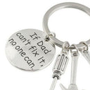 Mini Hand Tool Keychain Keyring For Dad Fathers Day Key Ring Chain Daddy Gift x1