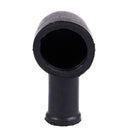 8 Pcs 15mm x 8mm Black Smoking Pipe Shaped PVC Battery Terminal Insulating  A1Z3