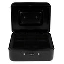 Small Cash Box Piggy Bank Money Box With Combination Lock For Security Black