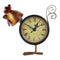 Desk Clock Battery Operated Handmade Chick Shaped Decorative Home Clock Gift
