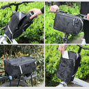 Capacity Bike Bag Zipper Outdoor Oxford Reflective Stripe Outdoor