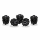Toilet brush head in a set of 5, loose toilet brushes 12mm thread, replacem