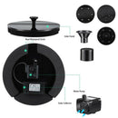 13CM solar pump water fountain for garden pond fountain pond pump fountainJ Gw