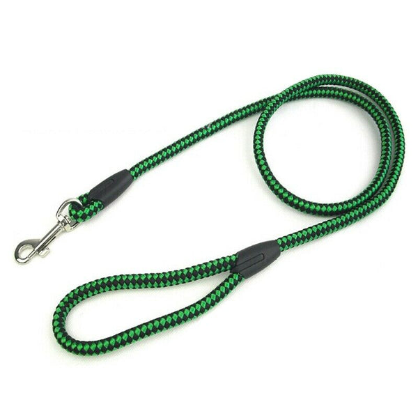 Braided Nylon Pet Dog Leash Lead Rope - M---Random Color