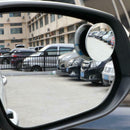 2Pcs Wide Angle Round Convex Blind Spot Mirror For Car Auto Rear View Universal