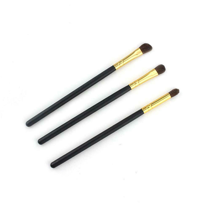 3pcs Professional Portable Eye Shadow Brush Makeup Brush Set Beauty Tools A