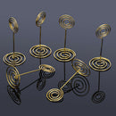 12 Pack Table Number Card Holders Photo Holder Stands Place Paper Menu Clip L9Y2