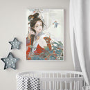 5D DIY Full Drill Diamond Painting Geisha Cross Stitch Mosaic Craft Kits