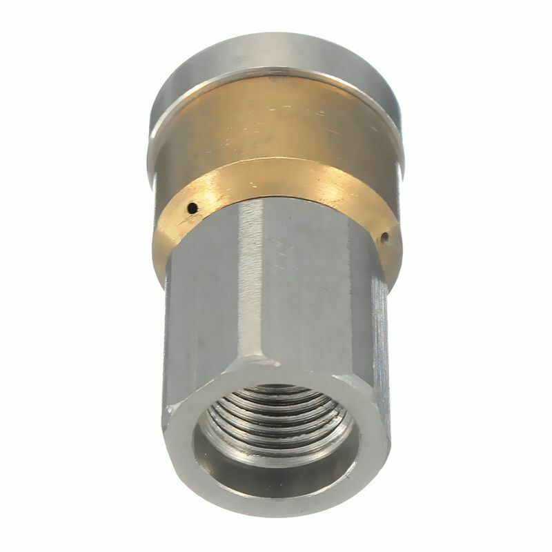 Steel Pressure Washer Drain Sewer Cleaning Pipe Jetter Rotary Nozzle 3 Jet