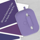 Silicone Earphone Case Protective Cover Box for Airpods Pro (Light Purple) A