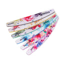 6Pcs Professional Nail Files, 80/100/150/180/240/320 Grit, Double Sided Washable