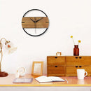 Fashion 30cm Wood Quiet Non Ticking Wall Clock Home Living Room Decor