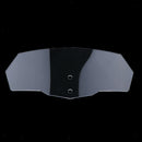 Motorcycle Clip On Windshield Wind Screen Deflector Extension Spoiler Black