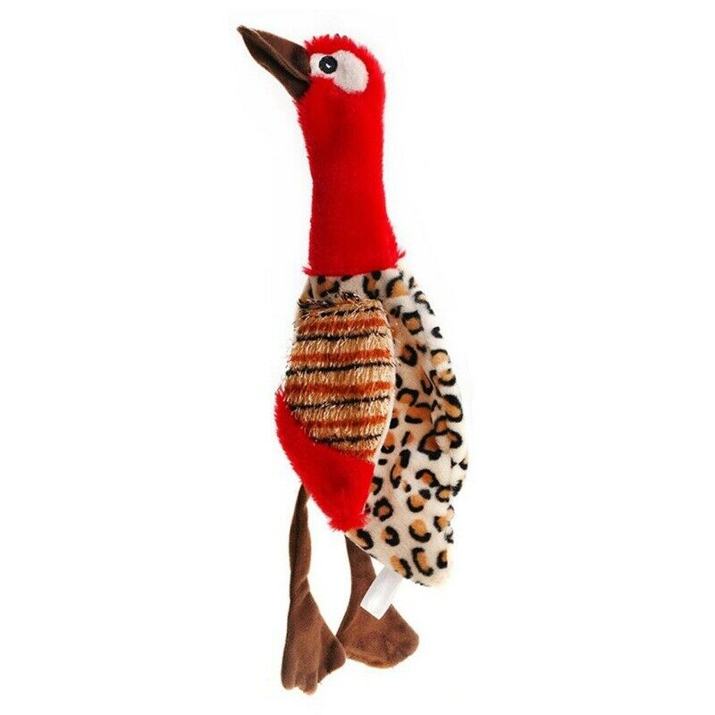 Pet Dog Puppy Cute Squeak Plush Bird Stuffing Interactive Sound Play Toys-R