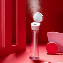 Tower USB Charging Desktop Humidifier Diffuser with Colorful Light (Pink) A
