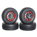 4Pcs 120Mm 1.9 Inch Rubber Rocks Tyres / Wheel Tires for 1:10 Rc Rock Crawl O1X9