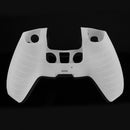 Soft Silicone Skin for DualSense Controller Case + 2 Thumb Grips (White)