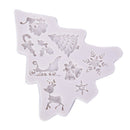 Cake Moulds Mold Silicone Christmas Tree  Fondant Cake Decor Candy Cake To3C