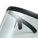 2Pcs Clear Safety Full Face Shield Visor Goggles Splash-proof Transparent