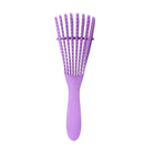 Women Hair Scalp Massage Comb Curly Hairdressing Styling Hairbrush (Purple) A