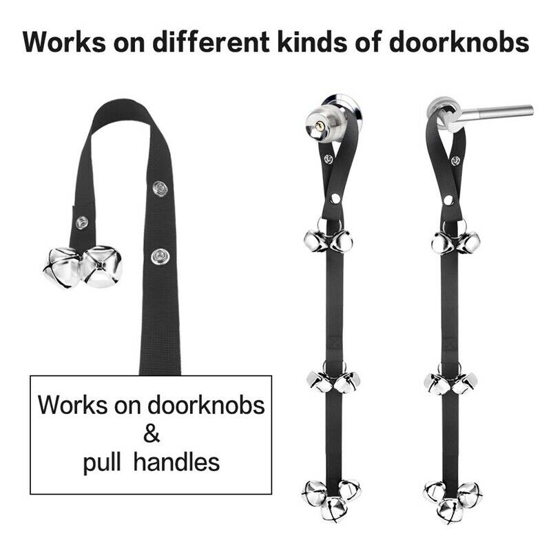 Dog Doorbells For Potty Training, 2 Pack Potty Dog Bells With Dog Training