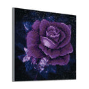 5D DIY Full Drill Square Diamond Painting Purple Rose Cross Stitch Mosaic
