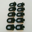 10X Black Plastic Greenhouse Hanging Hooks Hanger Clips Plant Garden Accessories