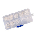 100pcs 3mm-12mm Inlay Dots Markers for Guitar Bass Ukulele Banjo White