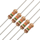 50 x 1/4W 250V 1.5K ohm 1K5 Axial Carbon Film Resistors B7S3