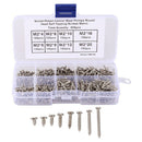 800Pcs/Set M2 Screw Carbon Steel Cross Drive Pan Head Self Tapping Screws A