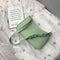 Women Solid Evening Clutch Shoulder Handbags PU Leather Totes Bags (Green)