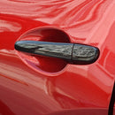 Car Carbon Fiber Outer Door Handle Protective Cover Decorative Stickers For