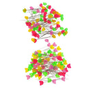 160Pcs Colorful Bear Bird Head Sewing Pins Straight Pins for Quilting Sewing