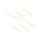 30 Pcs Solid Round Brass Rods Bar Stock Assorted Lot for DIY 300mmx1mm