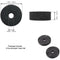 23 Pieces Cymbal Replacement Accessories Cymbal Felts Hi-Hat Clutch Felt Hi