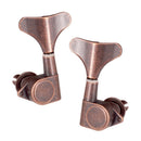Pack of 5 Bass Tuning Pegs Keys Machine Head Tuners for Bass Purple Bronze 1R4L,
