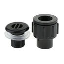 2x Aquarium Inlet Outlet Fitting Head Water Tube Fitting Connector Bulk Head