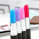 Pack of 12 Pcs 0.5 Mm Cute Cool Novelty Lipstick Shape Ballpoint Pen Office D7Q8