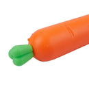 4 pcs Novelty Carrots Pen plastic Black ink Cute Vegetable for office and s Q1E9