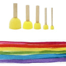 40 pcs Assorted Round Paint Sponge Brush Set Painting Tools Sponge Stippler