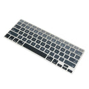 English Rubber Keyboard Cover Protector Film for Macbook Air 13/15/17" Gray