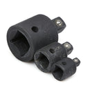 3Pcs Socket Adapter Reducer Drive Air Impact Heavy Duty Ratchet Adaptor