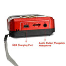 Mini Portable FM Radio LCD Digital MP3 Player Speaker USB AUX Rechargeable Z3Y9