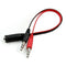 3.5mm Female to Dual Male Mic Audio Y Splitter Cable Extension Cord For PC C2G8