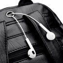 Fashion Women PU Leather Shoulder Bag Teenage Girl College Daypack Backpack